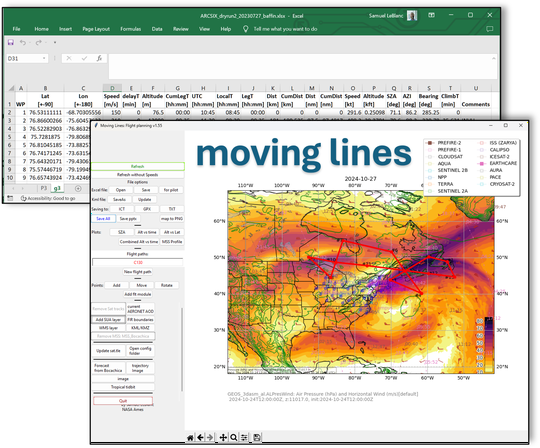 moving lines
